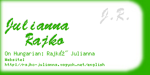 julianna rajko business card